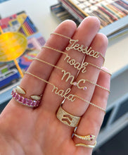 Load image into Gallery viewer, Diamond Pave Custom Name Necklace