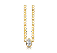Load image into Gallery viewer, Statement fancy diamond bezel cuban link necklace
