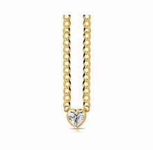 Load image into Gallery viewer, Statement fancy diamond bezel cuban link necklace