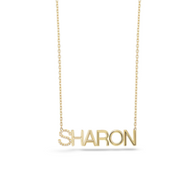 Load image into Gallery viewer, Diamond Accent Initial Name Necklace
