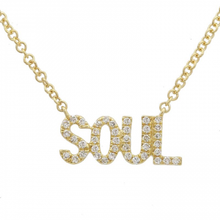 Load image into Gallery viewer, Diamond Pave Custom Name Necklace