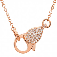 Load image into Gallery viewer, Diamond Lobster Necklace