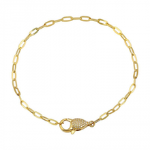 Load image into Gallery viewer, Diamond Lobster Small Link Bracelet
