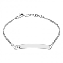 Load image into Gallery viewer, Diamond Nameplate Bracelet
