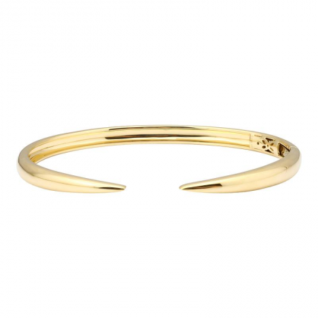 Solid Gold Claw Bangle