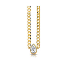 Load image into Gallery viewer, Statement fancy diamond bezel cuban link necklace
