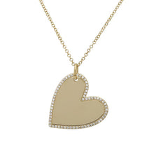 Load image into Gallery viewer, Diamond Heart Engrave Nameplate
