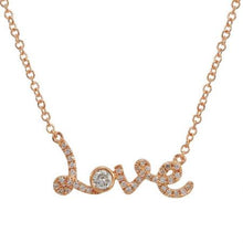 Load image into Gallery viewer, Diamond Love Necklace
