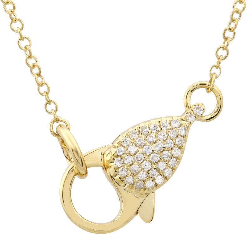 Diamond Lobster Necklace