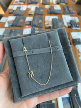 Load image into Gallery viewer, Asymmetrical Multiple Initials Necklace
