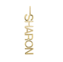 Load image into Gallery viewer, 14k Gold Custom Name Charm
