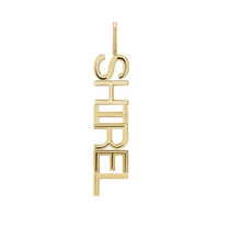 Load image into Gallery viewer, 14k Gold Custom Name Charm
