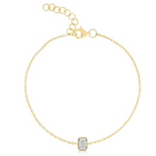 Load image into Gallery viewer, Mixed Shapes Diamond Pendant Bracelet
