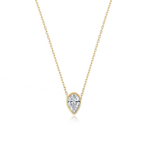 Load image into Gallery viewer, Small Mixed Shapes Diamond Pendant Necklace
