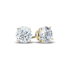 Load image into Gallery viewer, Mixed Shapes Solitaire Diamond Studs (PAIR)
