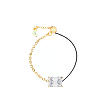 Load image into Gallery viewer, 18k Fancy Diamond Chain/Silk Cord Ring
