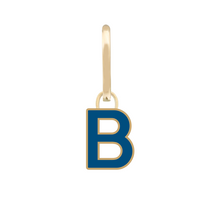 Load image into Gallery viewer, Enamel Abbie Initial Earring Charm
