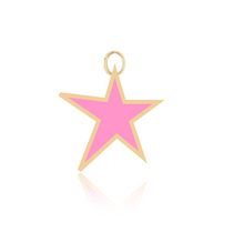 Load image into Gallery viewer, Enamel Parker Star Earring Charm
