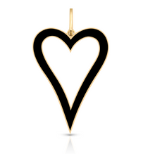 Load image into Gallery viewer, Enamel Ainsley Cutout Heart Charm
