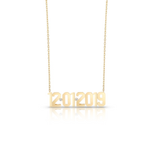 Load image into Gallery viewer, Custom Date Necklace
