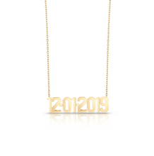 Load image into Gallery viewer, Custom Date Necklace
