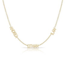 Load image into Gallery viewer, Custom Multiple Names Necklace
