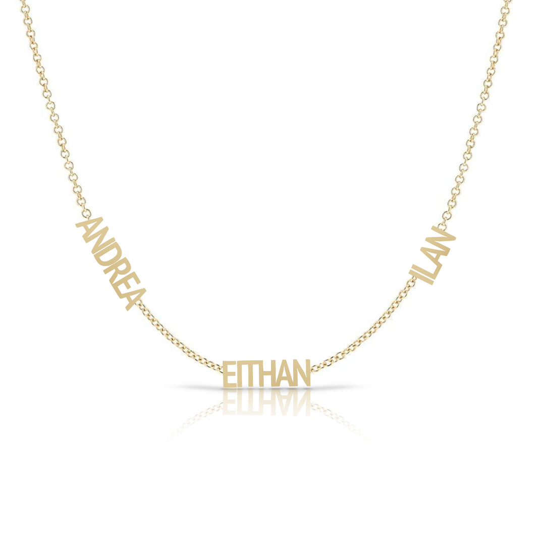 Custom Multiple Names Necklace