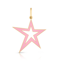 Load image into Gallery viewer, Enamel Cutout Taylor Star Charm
