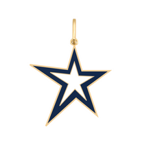 Load image into Gallery viewer, Enamel Cutout Taylor Star Charm
