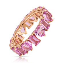 Load image into Gallery viewer, Multishape Gemstone Eternity Ring
