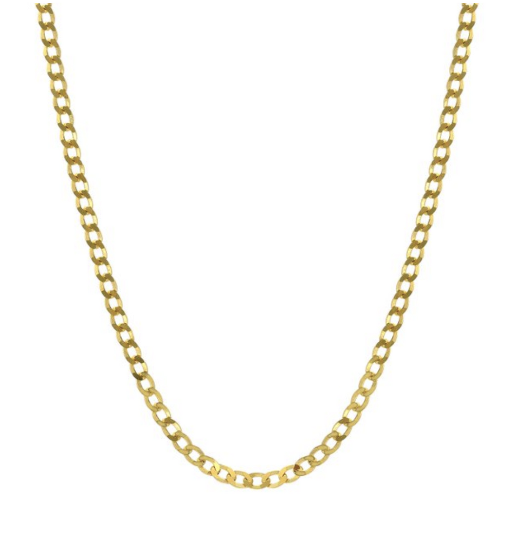 5MM 14k Cuban Chain Necklace