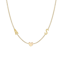 Load image into Gallery viewer, Multiple Initials Couples Necklace
