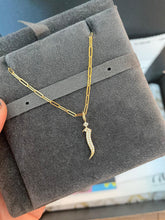 Load image into Gallery viewer, 14k Thin 2.5MM Paper Clip Necklace
