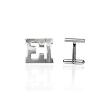 Load image into Gallery viewer, 14k Personalized Initials Men Cufflinks
