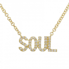Load image into Gallery viewer, Diamond Pave Custom Name Necklace

