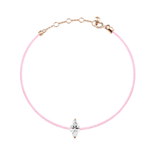 Load image into Gallery viewer, 18k Fancy Diamond Silk Cord Bracelet
