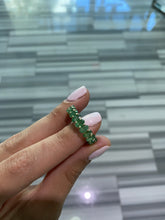 Load image into Gallery viewer, 14k Gold Emerald Eternity Ring
