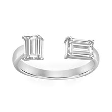 Load image into Gallery viewer, Statement Diamonds Cuff Ring
