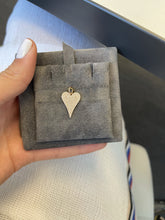 Load image into Gallery viewer, Medium Elongated Diamond Heart Charm
