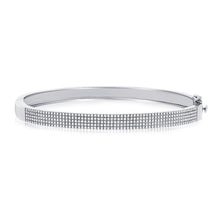Load image into Gallery viewer, 4-Row Pave Bangle
