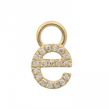 Load image into Gallery viewer, Diamond Initial Earring Charm

