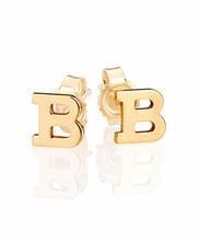 Solid Gold Initial Stud - Single