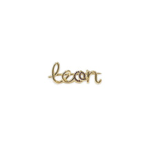 Load image into Gallery viewer, Custom Name Baby Pin with Pave Diamond/Gemstone Letter
