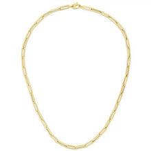 Load image into Gallery viewer, 14k 4.2MM Paper Clip Necklace
