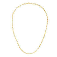 Load image into Gallery viewer, 14k 3.3MM Paper Clip Necklace
