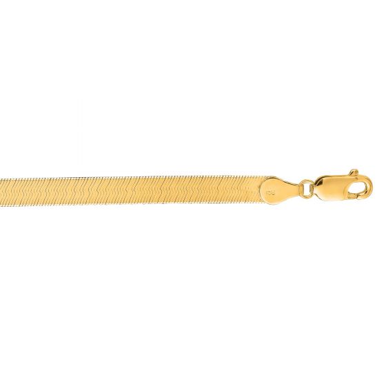 6mm Herringbone Chain Bracelet